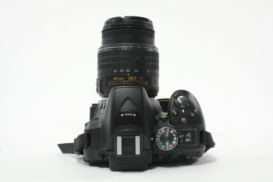 Nikon D5300 DSLR Camera with 18-55mm f/3.5-5.6 G II VR Lens Shutter Count 2,550