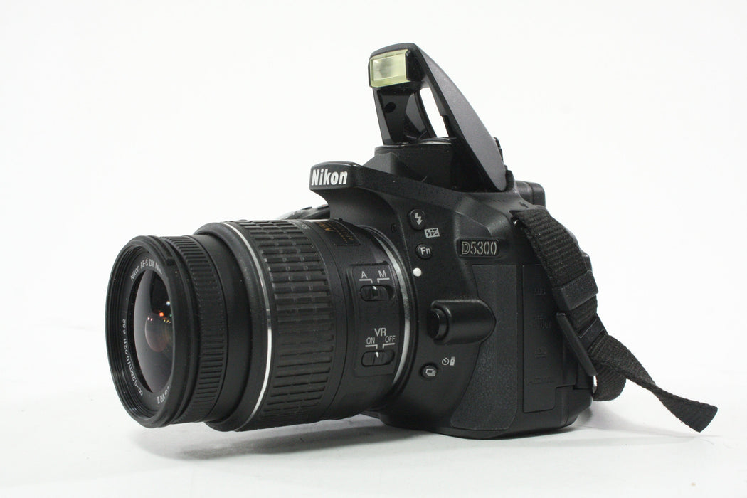 Nikon D5300 DSLR Camera with 18-55mm f/3.5-5.6 G II VR Lens Shutter Count 2,550