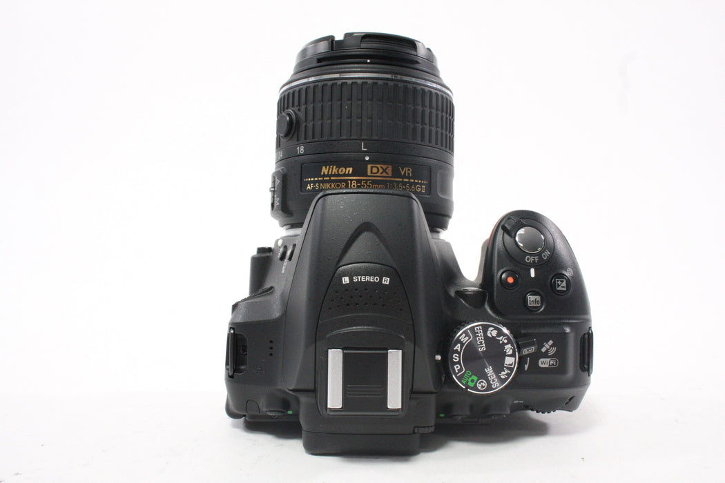 Nikon D5300 DSLR with 18-55mm VR II Lens with Shutter Count ONLY 231