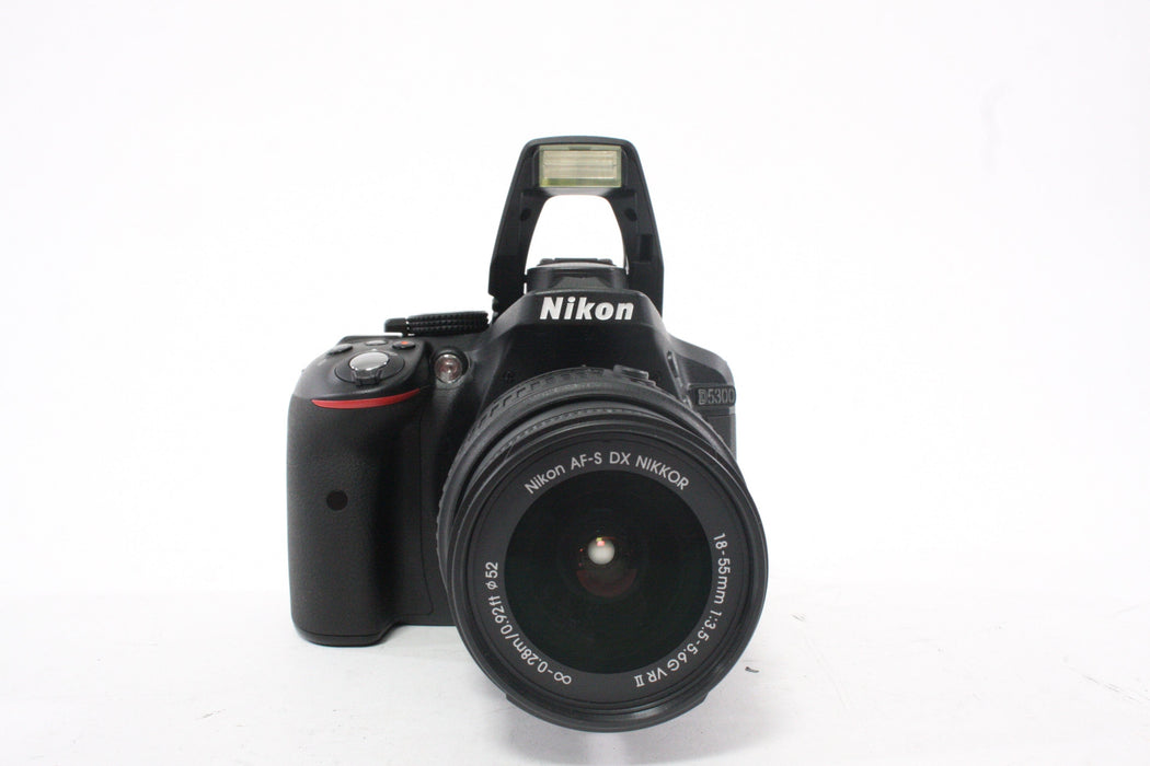 Nikon D5300 DSLR with 18-55mm VR II Lens with Shutter Count ONLY 231