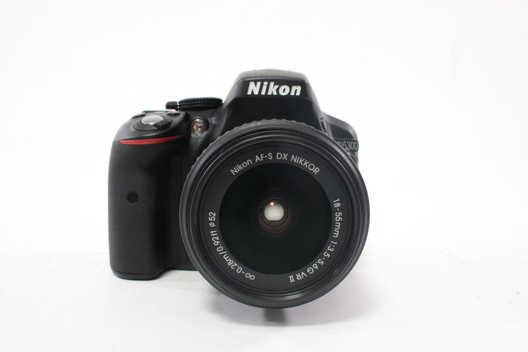 Nikon D5300 DSLR with 18-55mm VR II Lens with Shutter Count ONLY 231