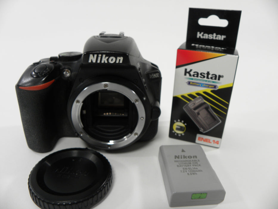 Nikon D5600 24.1mp Digital SLR Body Only Shutter Ct. 11,448