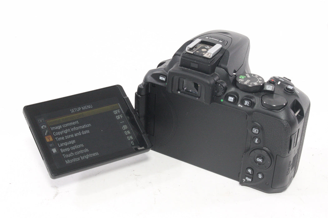 Nikon D5600 Digital SLR Camera Body with a Shutter Count of ONLY 866