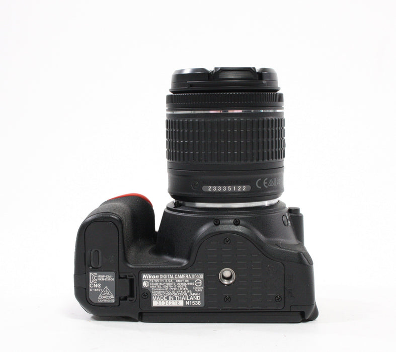 Nikon D5600 Digital SLR Camera with 18-55 f/3.5-5.6G VR Lens Shutter Count 521
