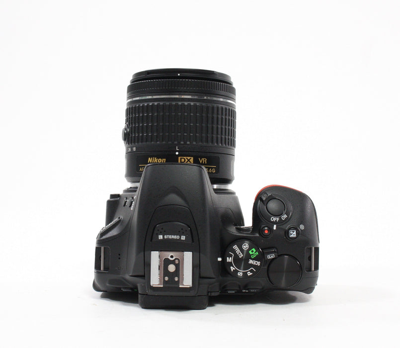 Nikon D5600 Digital SLR Camera with 18-55 f/3.5-5.6G VR Lens Shutter Count 521