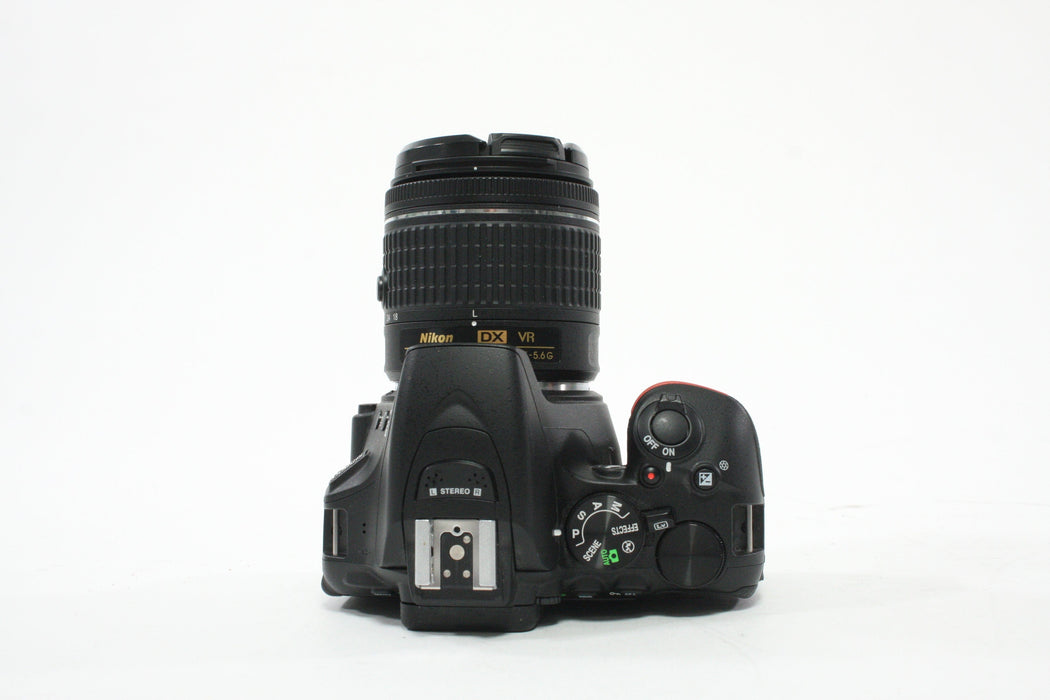 Nikon D5600 DLSR with 18-55mm f/3.5-5.6 AF-P Lens with Shutter Count ONLY 116!