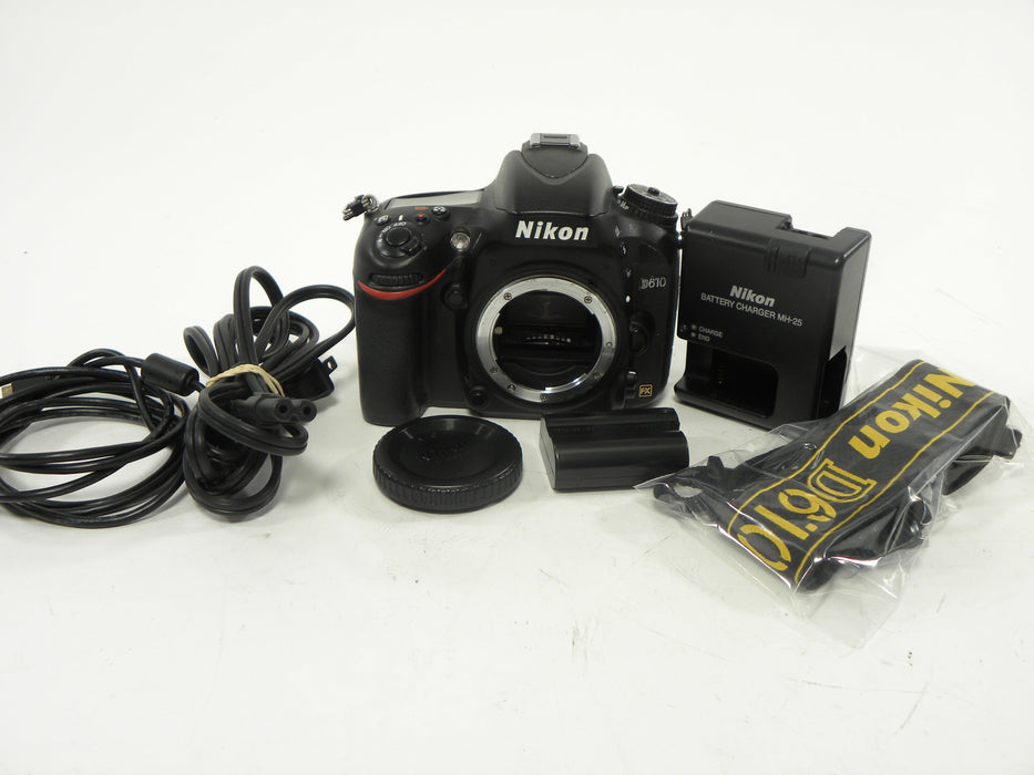 Nikon D610 24.3mp Digital SLR Body Only Shutter Ct. 22,811