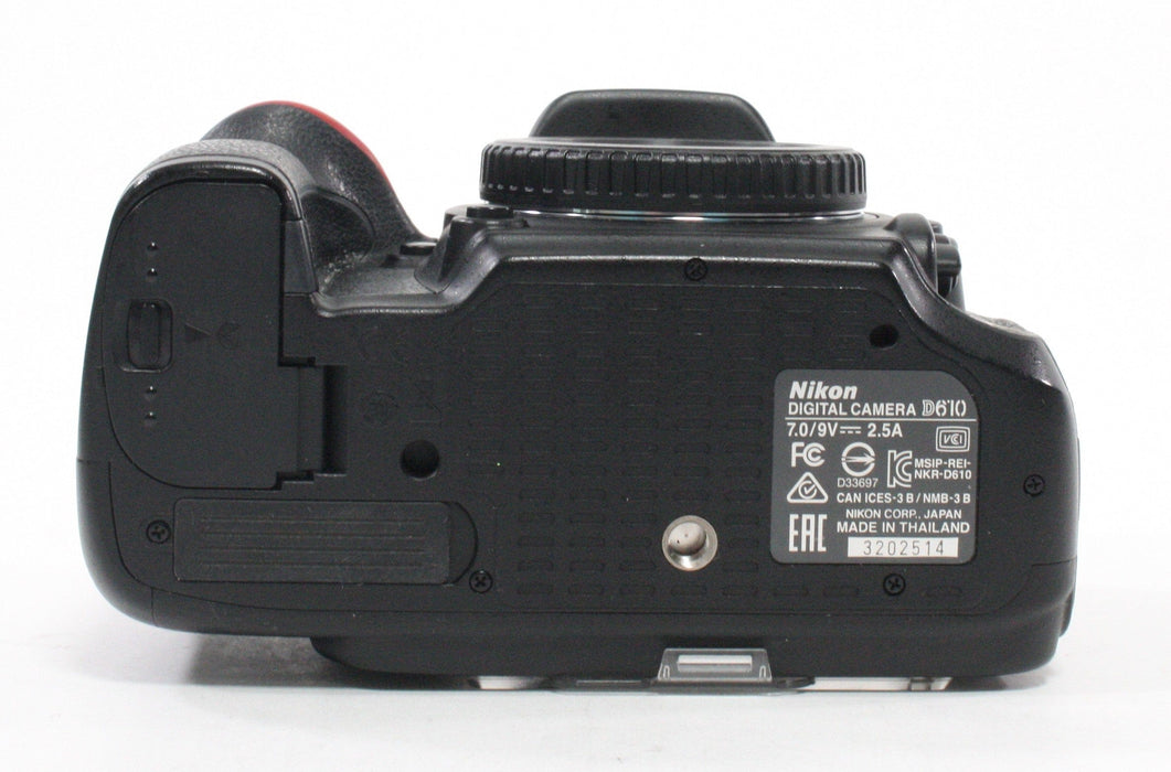 Nikon D610 Digital SLR Camera with Shutter Count 18,095