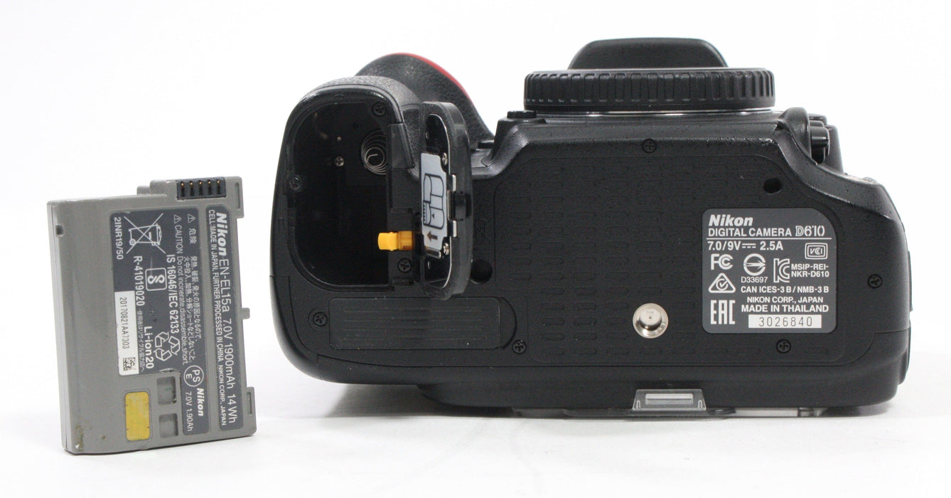 Nikon D610 Digital SLR Camera with Shutter Count ONLY 6,993