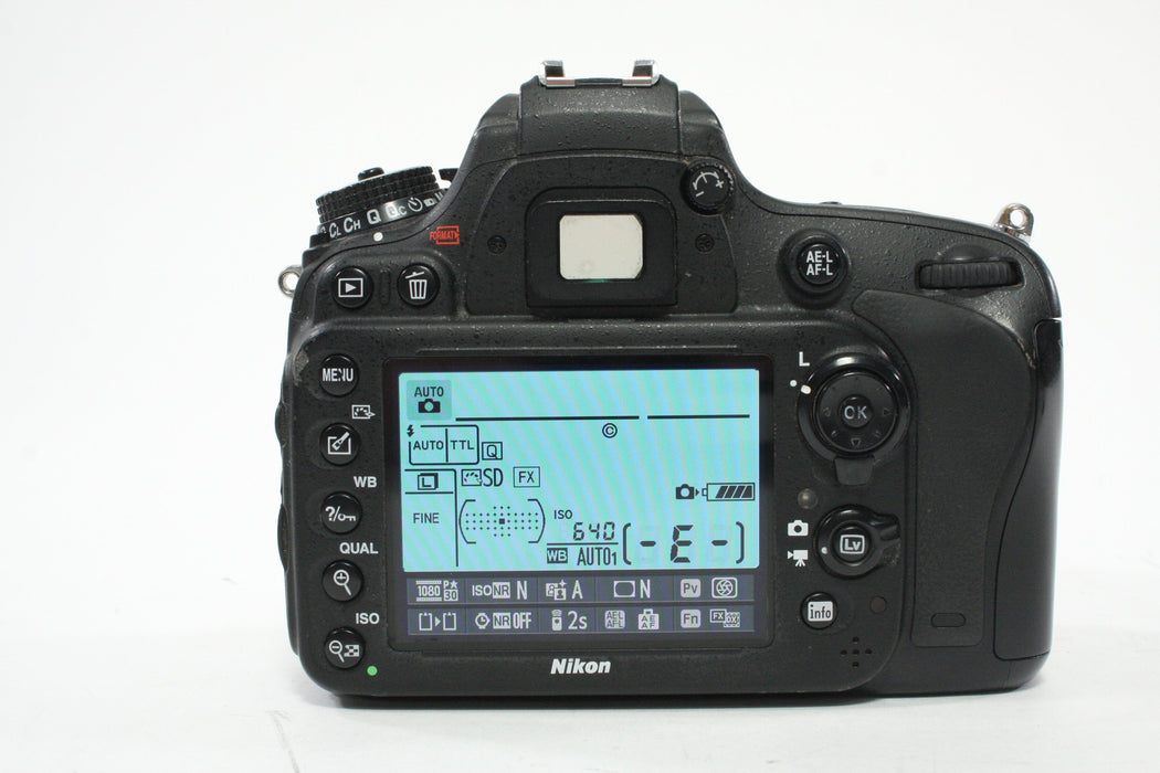 Nikon D610 DSLR Camera Body with a Shutter Count of 130,983