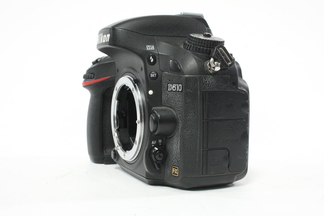 Nikon D610 DSLR Camera Body with a Shutter Count of 35,024