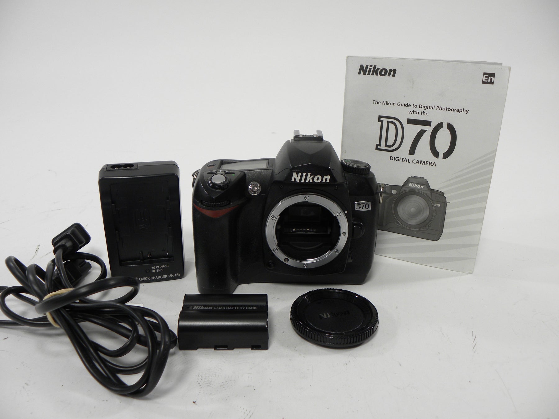 Nikon D70 6.1mp Digital SLR Body Only Shutter Ct. 23,923