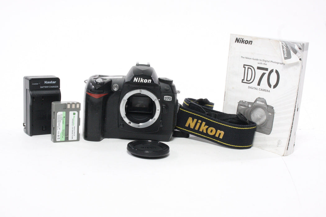 Nikon D70 DSLR Camera Body with Shutter Count 11,544