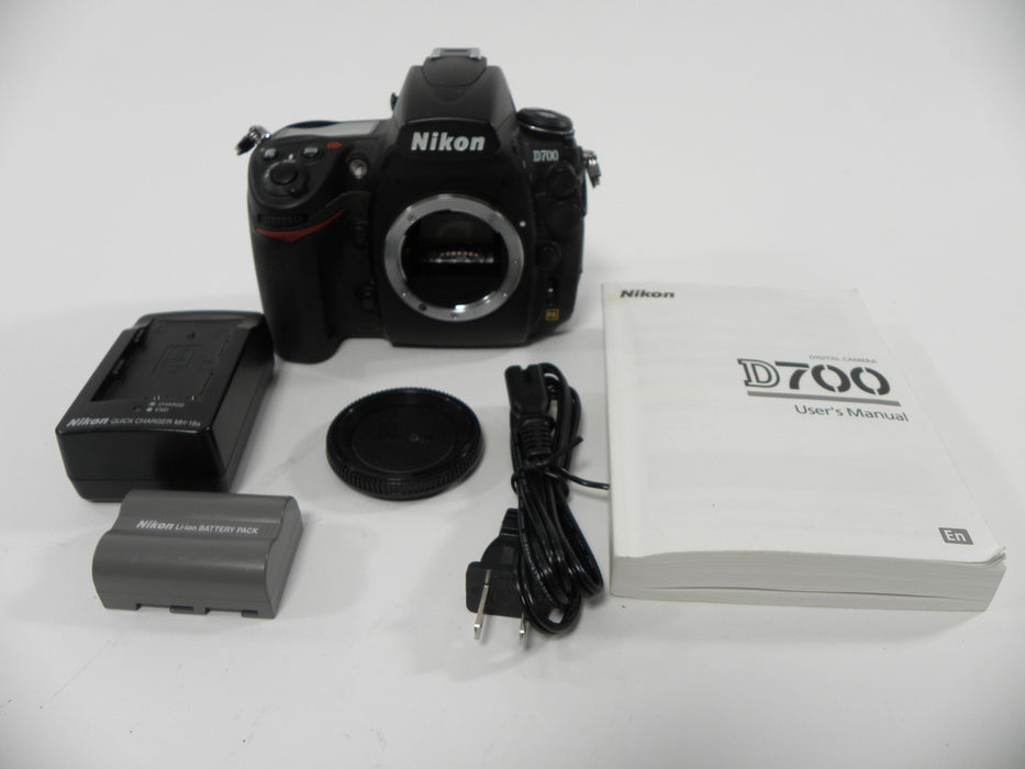 Nikon D700 12.1mp Digital SLR Body Only Shutter Ct. 5,354