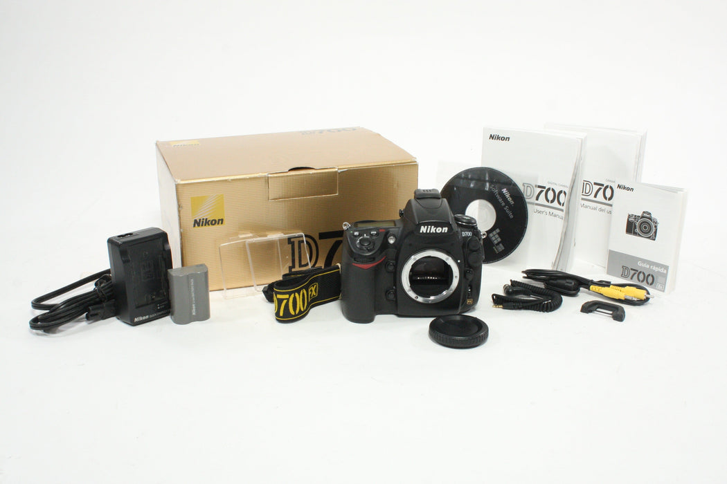 Nikon D700 DSLR Camera Body with a Shutter Count of 42,866