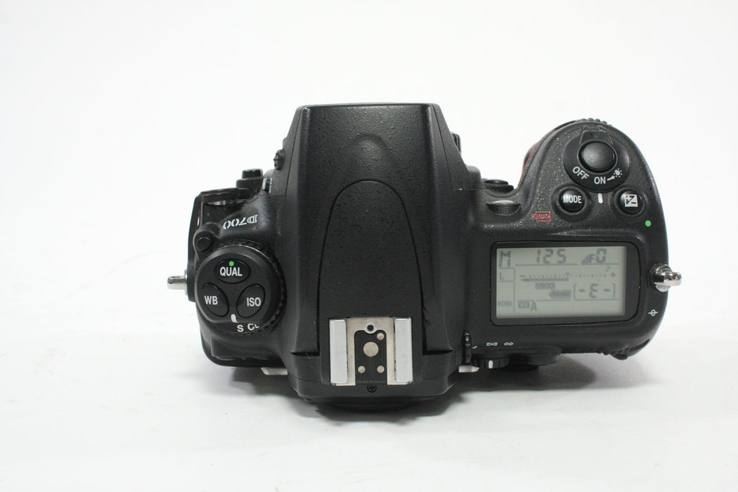 Nikon D700 DSLR Camera Body with MB-D10 Battery Grip with a Shutter Count of 21,195