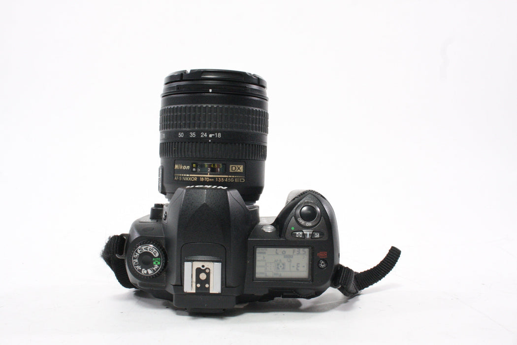 Nikon D70S DSLR Camera with 18-70mm f/3.5-4.5 G Lens with Shutter Count 6,476