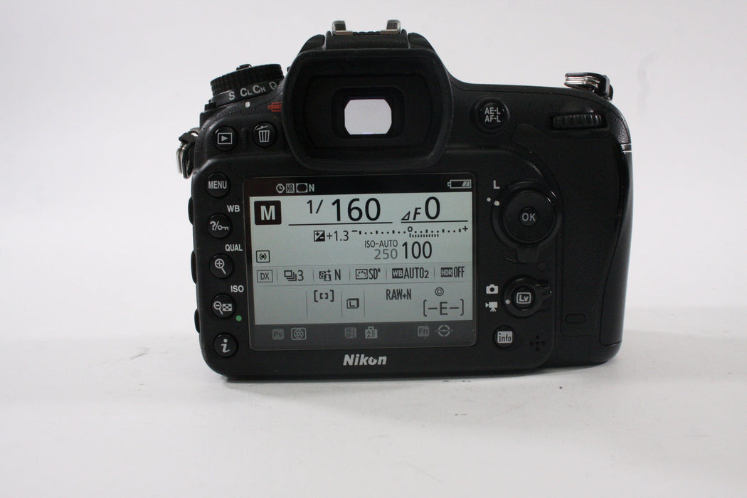 Nikon D7200 Digital SLR Camera Body with Shutter Count of 22,640
