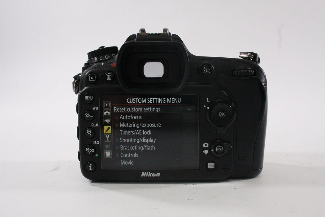 Nikon D7200 Digital SLR Camera Body with Shutter Count of 22,640