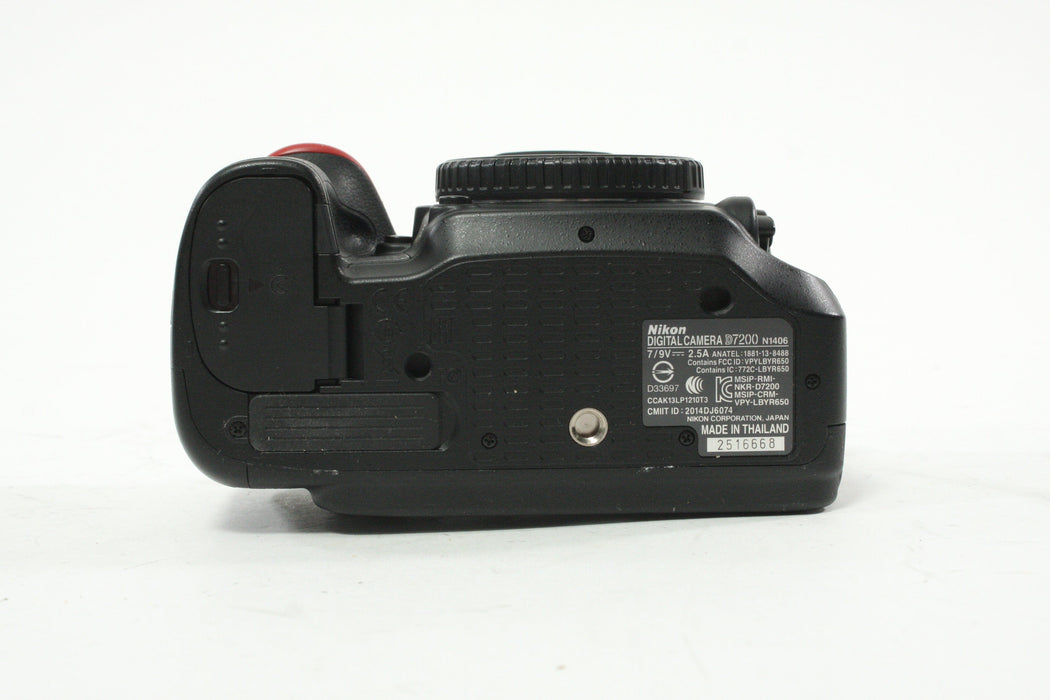 Nikon D7200 DSLR Camera Body with Shutter Count 13,053