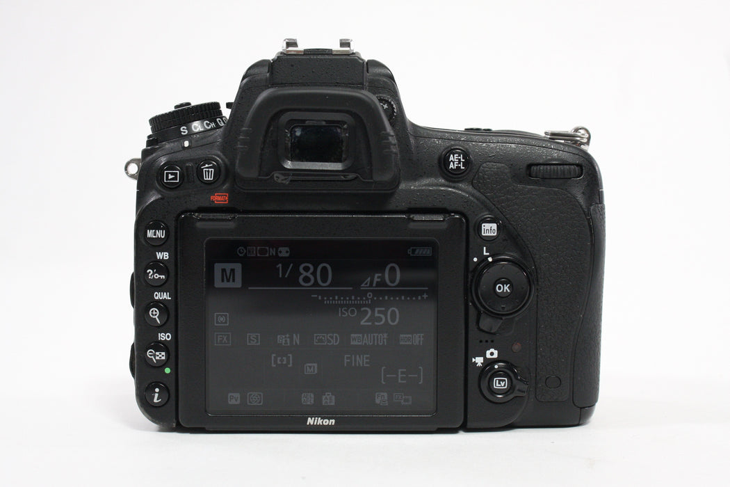 Nikon D750 Digital SLR Camera Body with Shutter Count 124,988