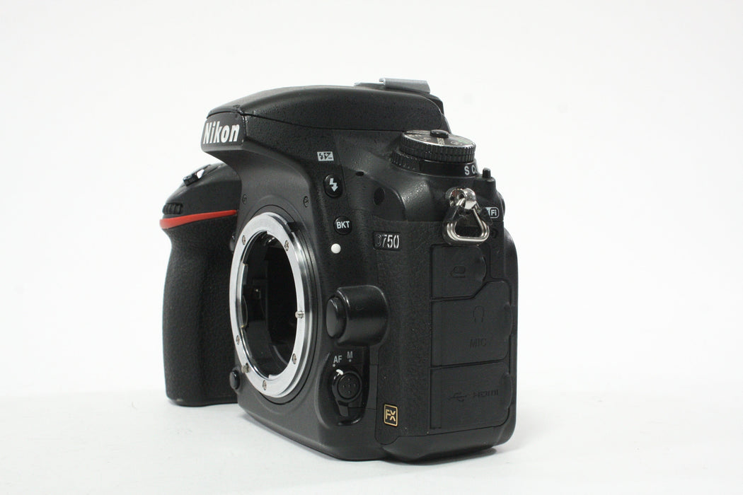 Nikon D750 DSLR Camera Body with a Shutter Count of 197,741