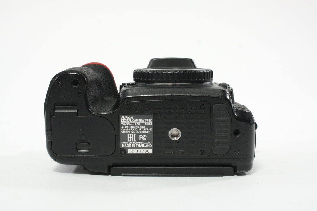 Nikon D750 DSLR Camera Body with a Shutter Count of 197,741