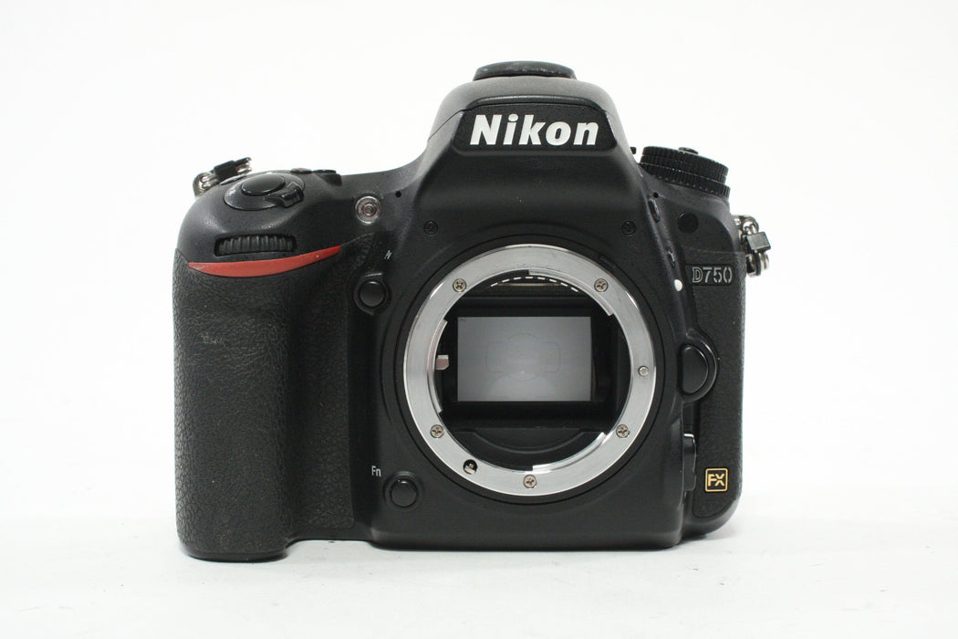 Nikon D750 DSLR Camera Body with a Shutter count of 21,726