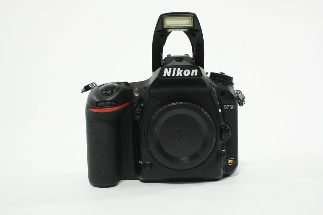 Nikon D750 DSLR Camera Body with Shutter Count 13,279 Inc. Sunwayfoto L-Bracket