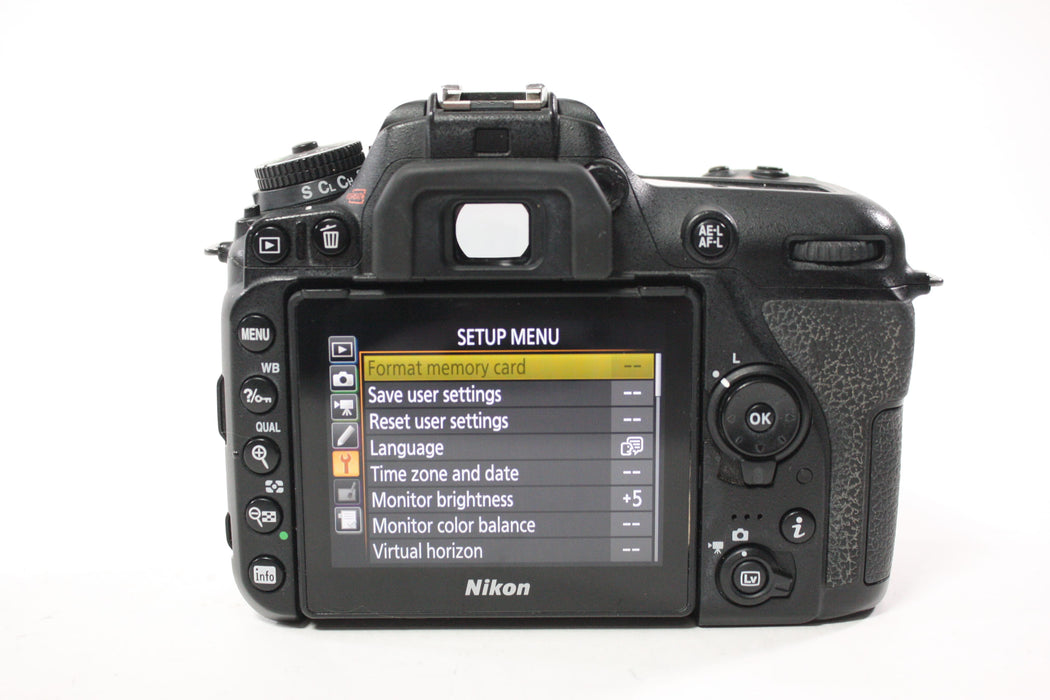 Nikon D7500 DSLR Camera Body with Shutter Count 112,421