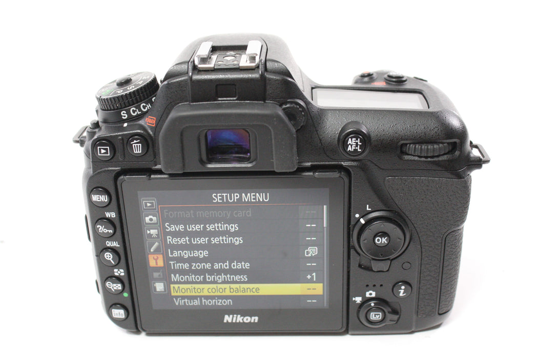 Nikon D7500 DSLR Camera Body with Shutter Count 6,110