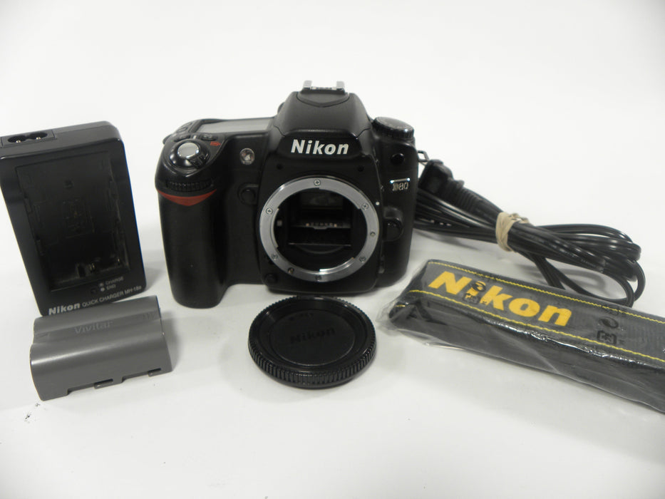 Nikon D80 10.2mp Digital SLR camera Body Only Shutter Ct. 12,683