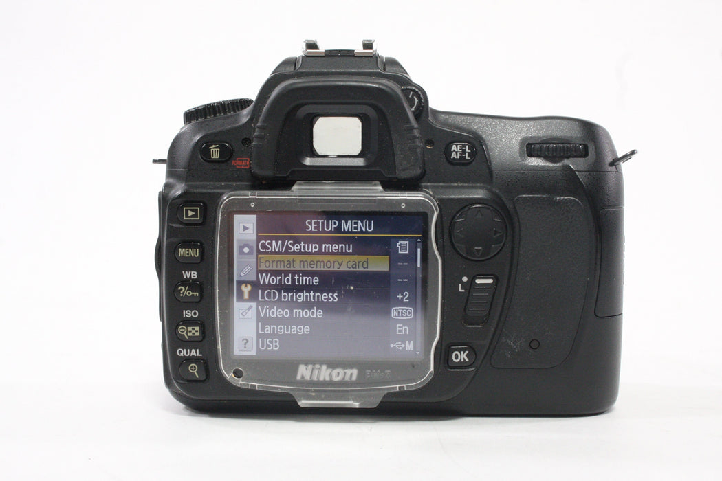 Nikon D80 DSLR Camera Body with a Shutter Count of 11,878