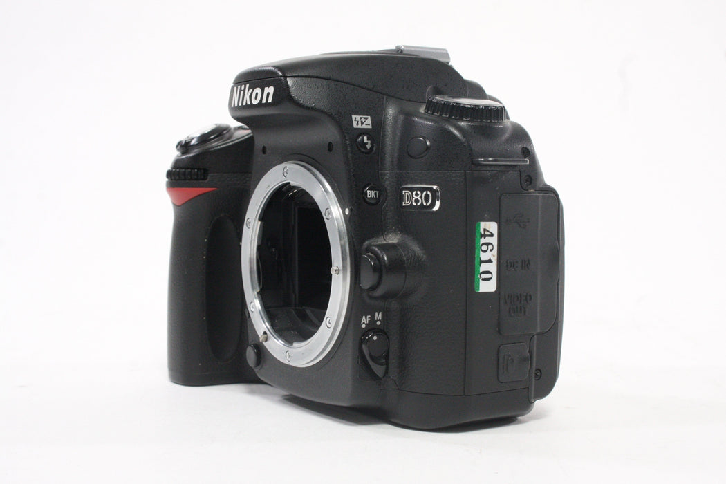 Nikon D80 DSLR Camera Body with a Shutter Count of 11,878