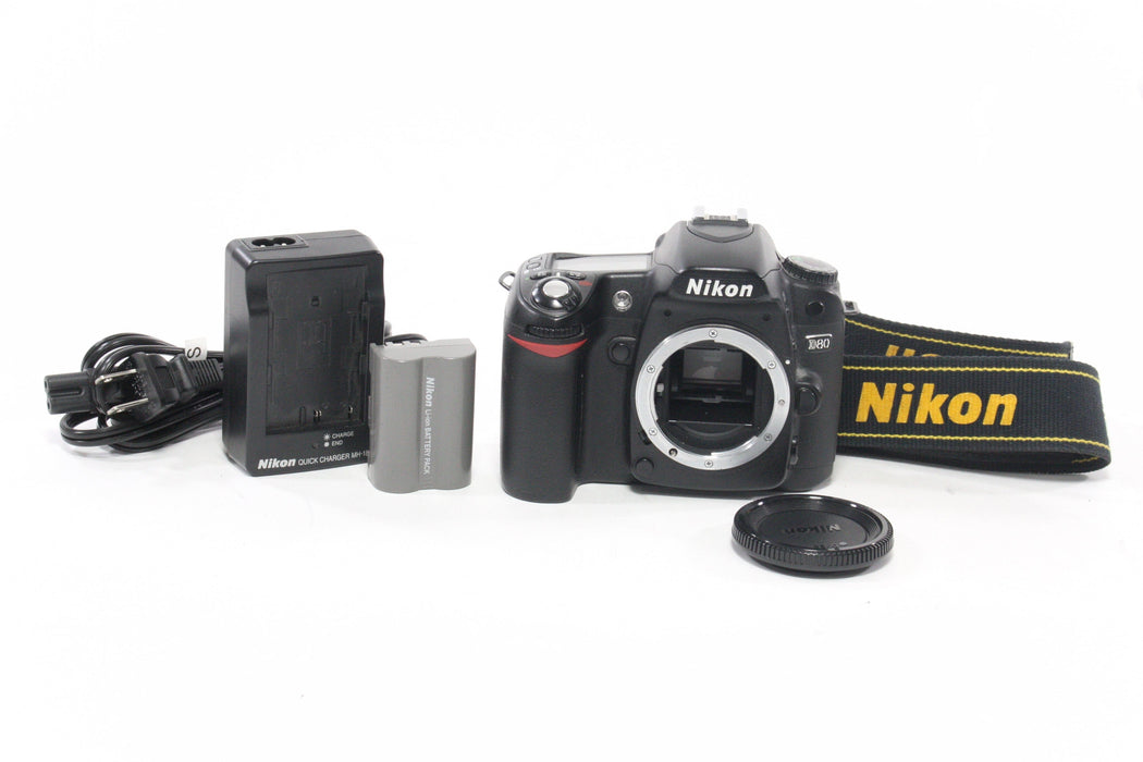 Nikon D80 DSLR Camera Body with a Shutter Count of 11,878