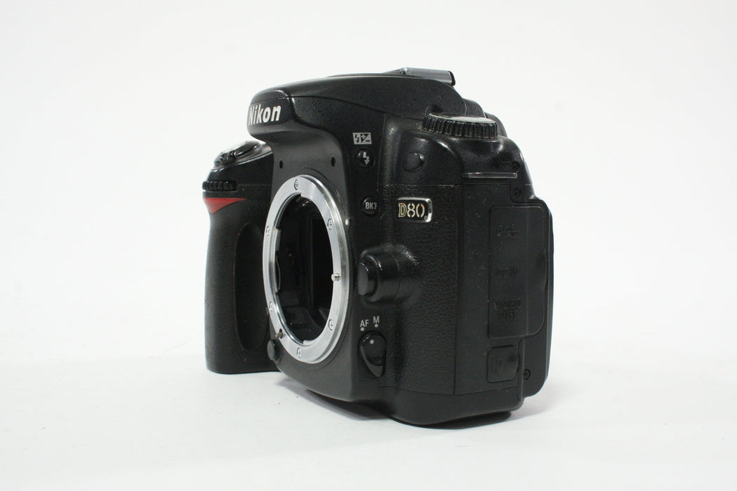 Nikon D80 DSLR Camera Body with a Shutter Count of 23,196