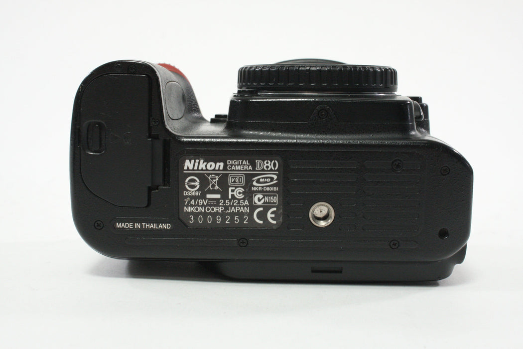 Nikon D80 DSLR Camera Body with a Shutter Count of 23,196