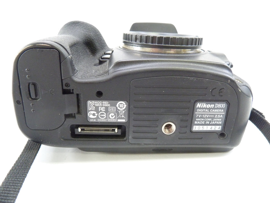 Nikon D800 Camera Body with Shutter Count of 55,616