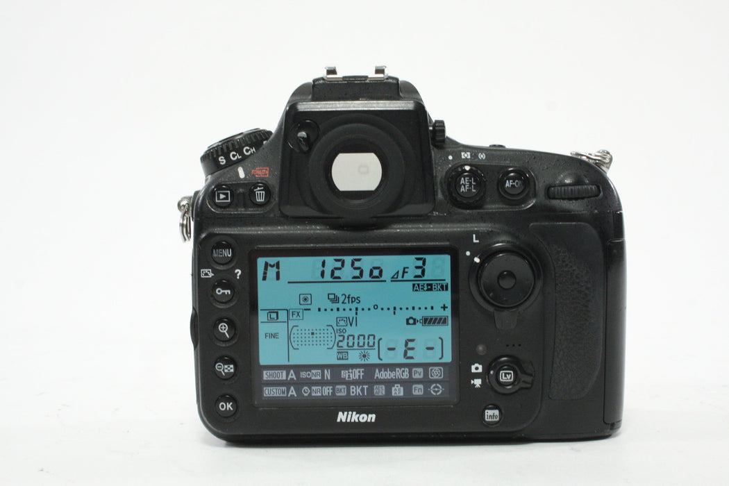 Nikon D800 DSLR Camera Body with Shutter Count 207,749
