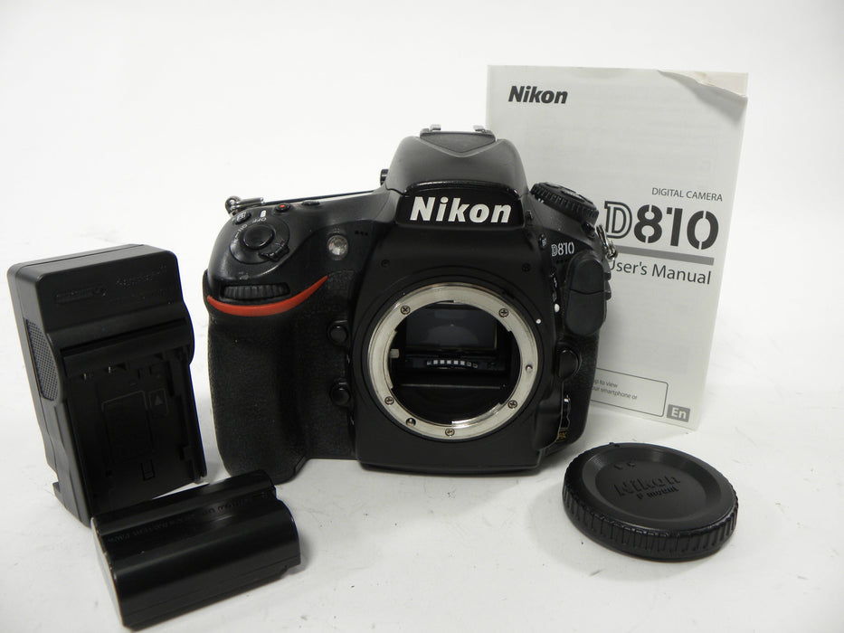 Nikon D810 36.3mp Digital SLR Body only Shutter Ct. 169,187