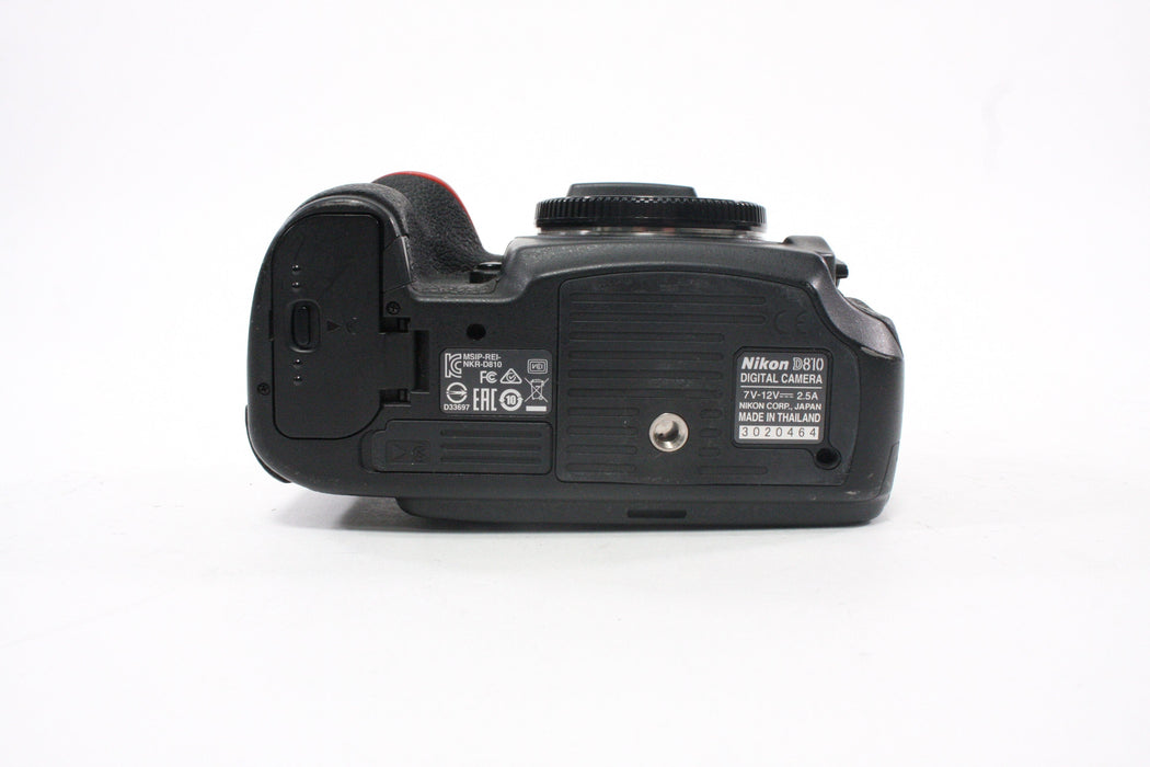 Nikon D810 DSLR Camera Body with a Shutter Count of 79,661