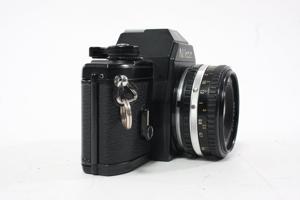 Nikon EM 35mm Camera with 50mm f/1.8 E Series Lens