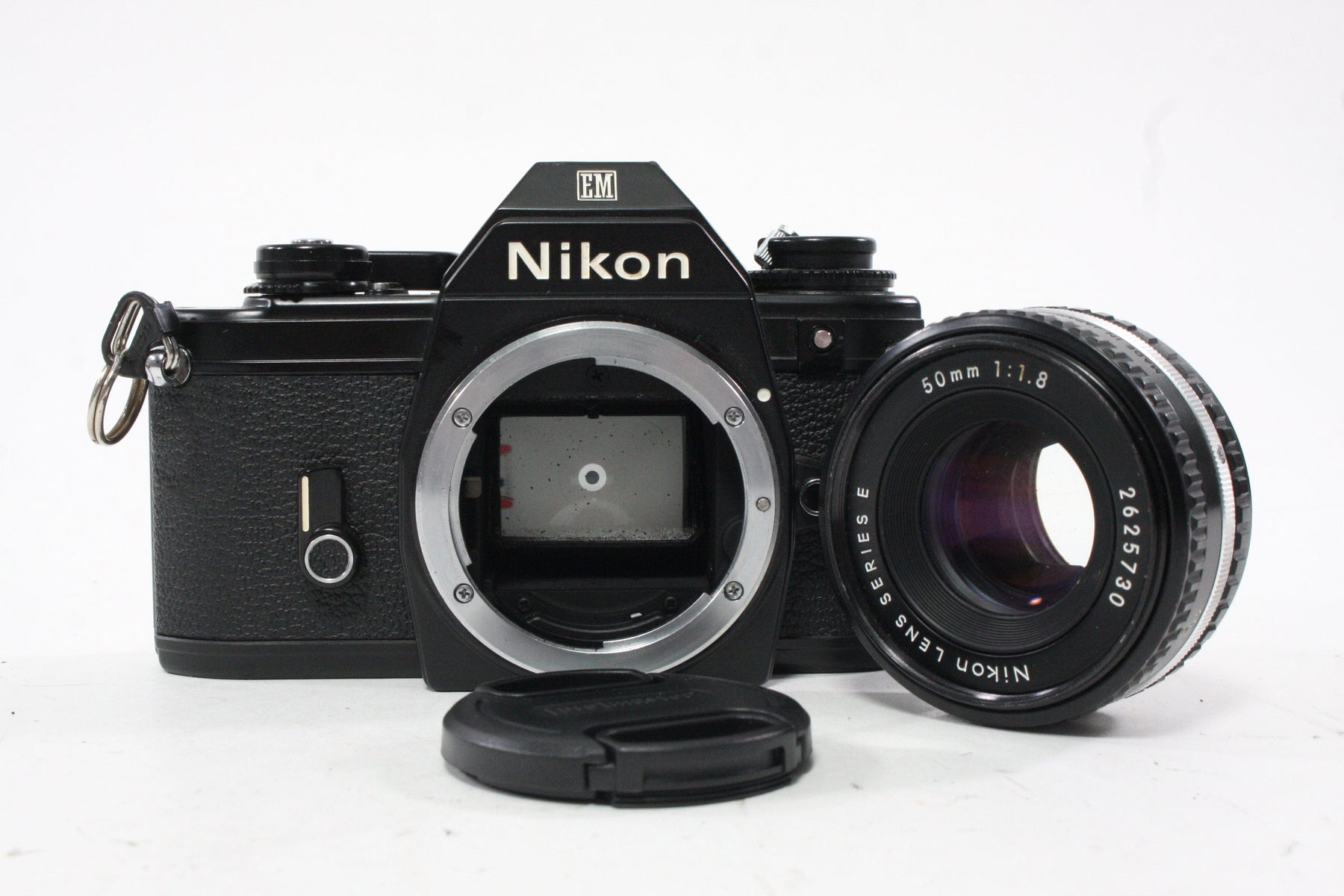 Nikon EM 35mm Camera with 50mm f/1.8 E Series Lens