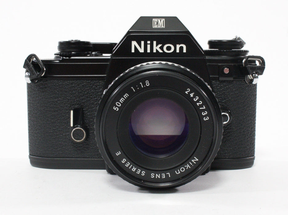 Nikon EM 35mm Camera with 50mm f/1.8 E Series Lens