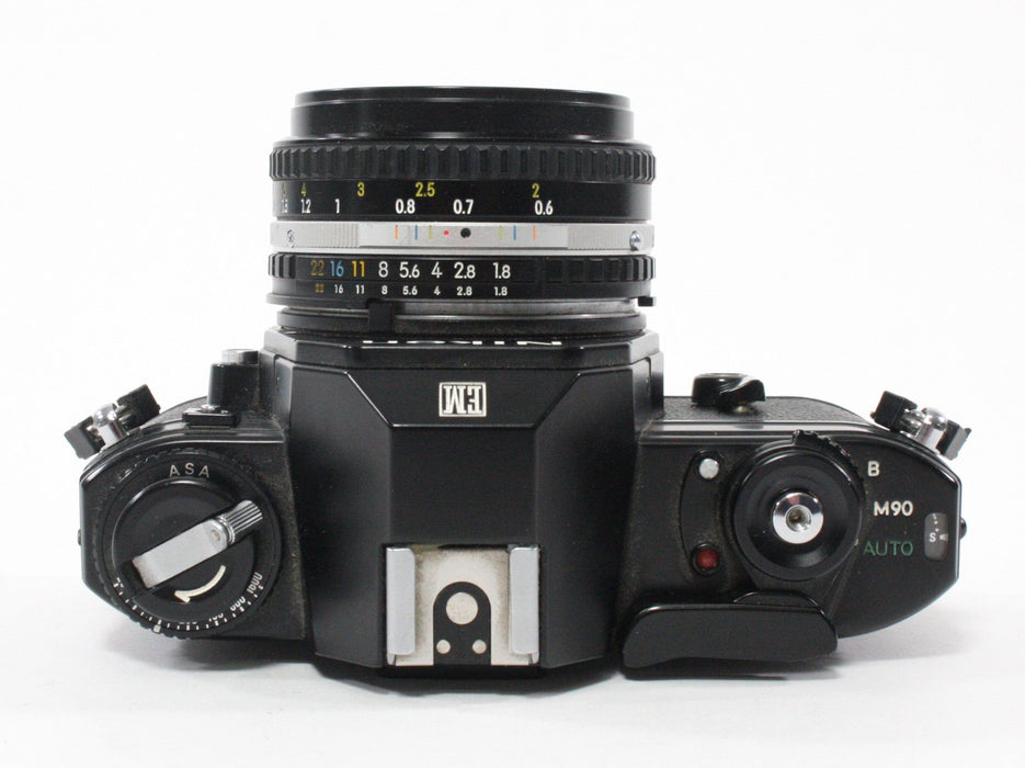 Nikon EM 35mm Camera with 50mm f/1.8 E Series Lens