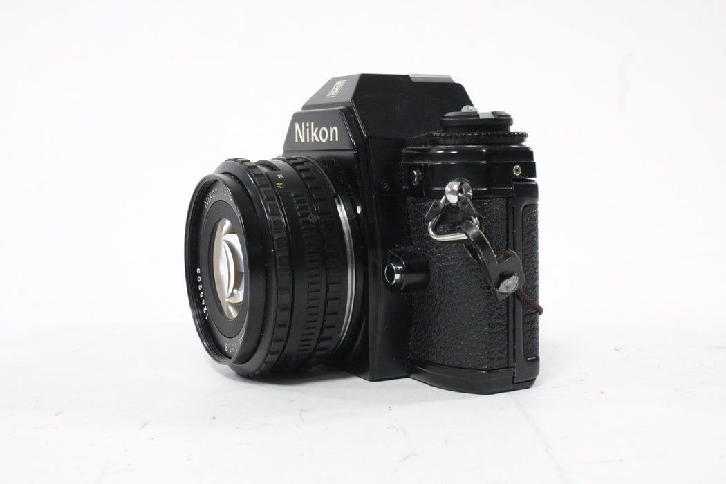 Nikon EM 35mm SLR Camera  with 50mm f/1.8 E Series Lens AS-IS