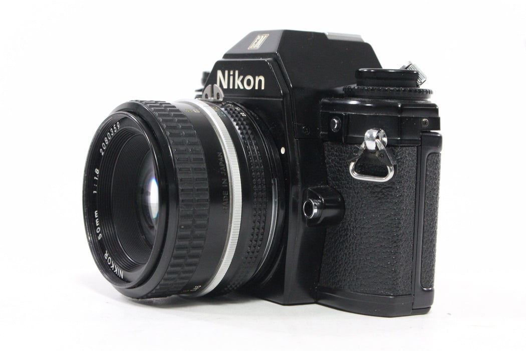 Nikon EM 35mm SLR Camera with 50mm f/1.8 Lens