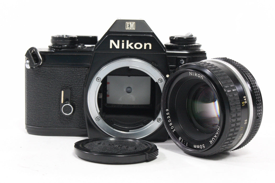 Nikon EM 35mm SLR Camera with 50mm f/1.8 Lens