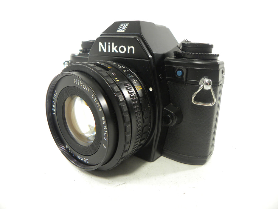 Nikon EM 35mm SLR w/Nikkor Series E 50mm f1.8