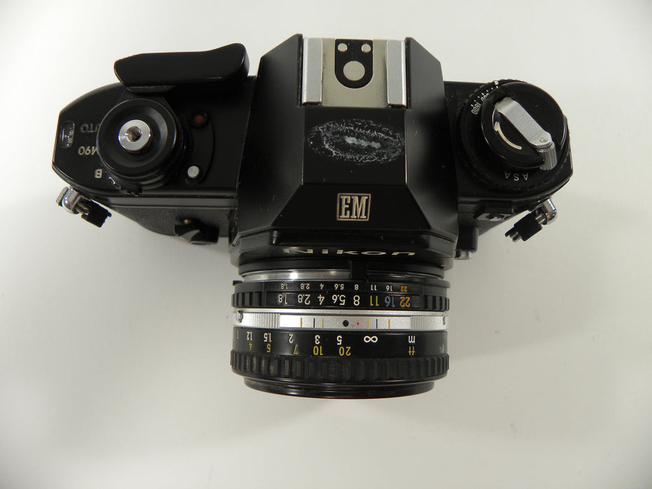 Nikon EM 35mm SLR w/ Nikon Series E 50mm f1.8
